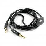 Wholesale Auxiliary Cable with MIC 3.5mm to 3.5mm Cable (Black)